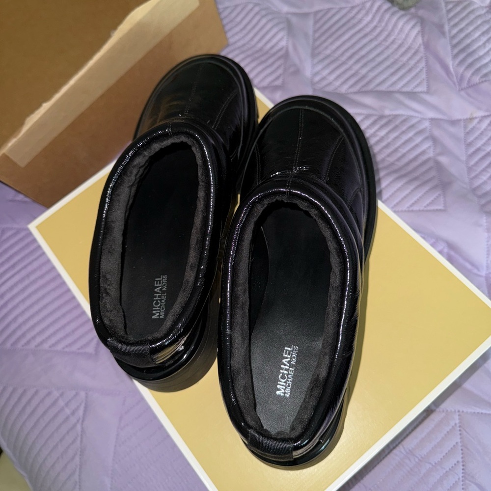 Michael Kors Black Barton Slip-On Shoes